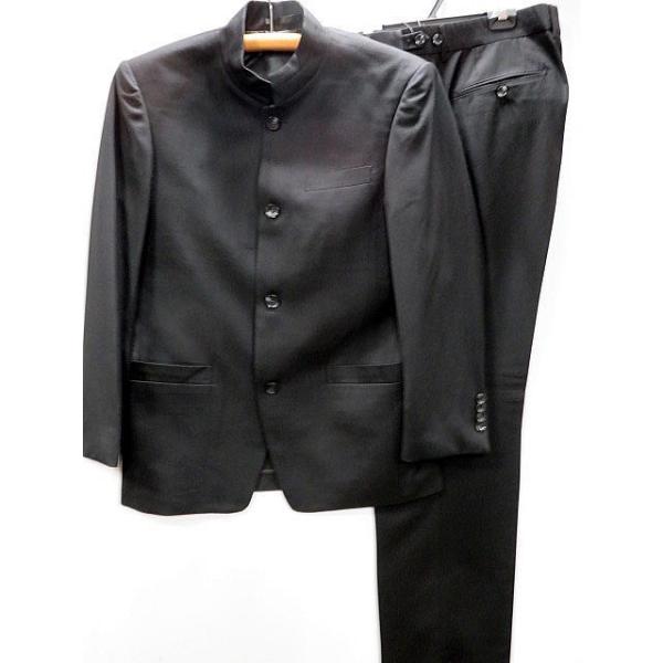 【美品✨】マオカラー スーツ セットアップ 比翼 sausaito 黒 A6 美品✨】マオカラー スーツ セットアップ 比翼 sausaito 黒 A6