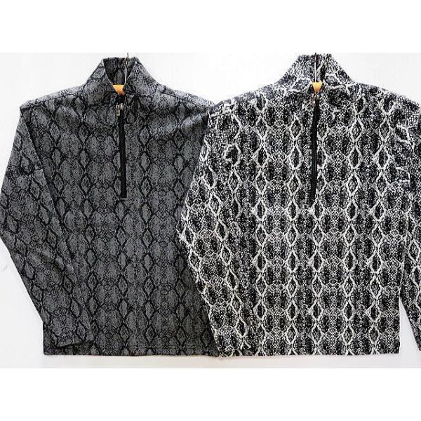 BE AMBITION   百合ワッペン＆ロゴ刺繍　 長袖ジップポロシャツ 　ビーアンビション BE AMBITION ロゴ刺繍 長袖ジップポロシャツ ビーアンビション