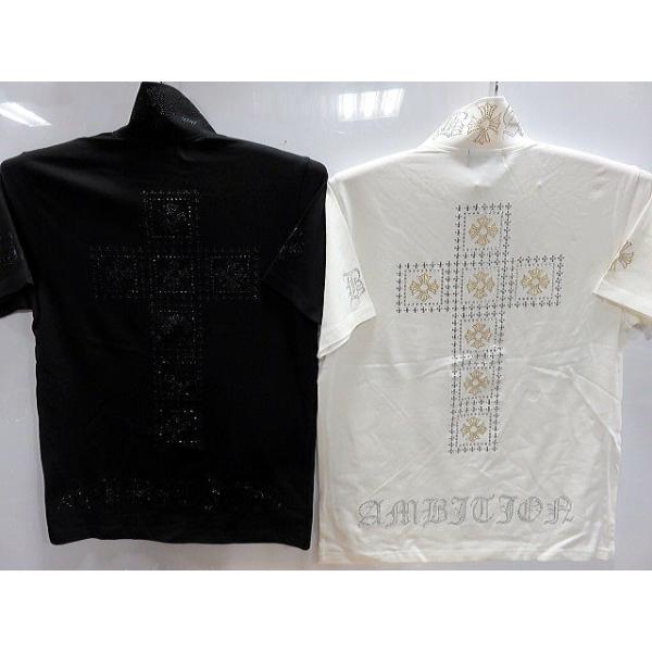 be ambition closs leather patch T カットソー be ambition closs leather patch T カットソー トップス