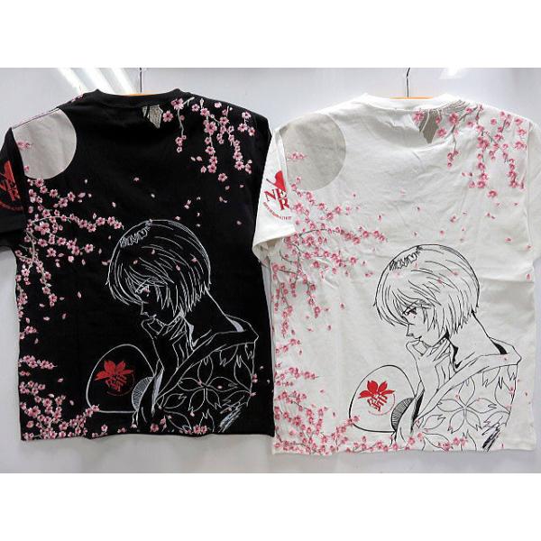 エヴァンゲリオンX錦コラボ 綾波夜桜 半袖Tシャツ EVANGELION