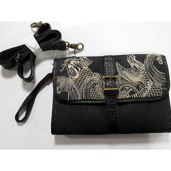 絡繰魂　和柄刺繍ミニショルダーバッグ　カラクリ魂 takafuku1915_ka-233901