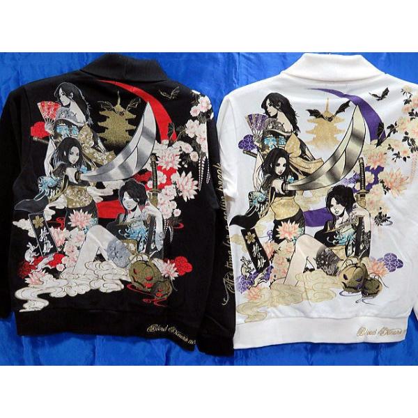 抜刀娘　抜刀夜会ショールカーディガン　絡繰魂　和柄カーディガン 抜刀娘 抜刀夜会ショールカーディガン 絡繰魂 和柄カーディガン