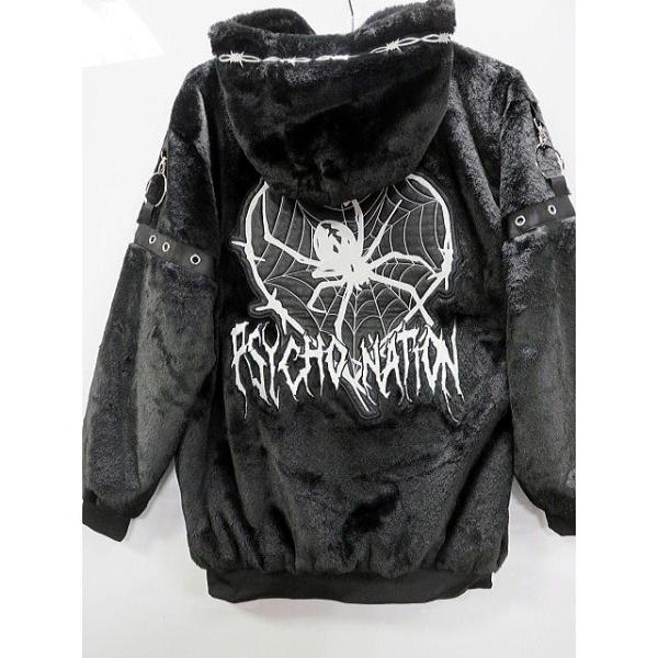 PSYCHO NATION スパイダー フェイクファーブルゾン サイコネーション