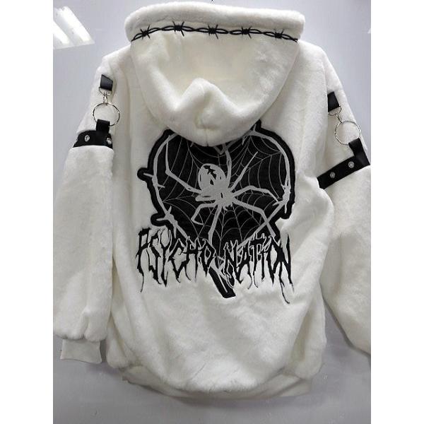 PSYCHO NATION  スパイダー フェイクファーブルゾン　サイコネーション PSYCHO NATION スパイダー フェイクファーブルゾン サイコネーション