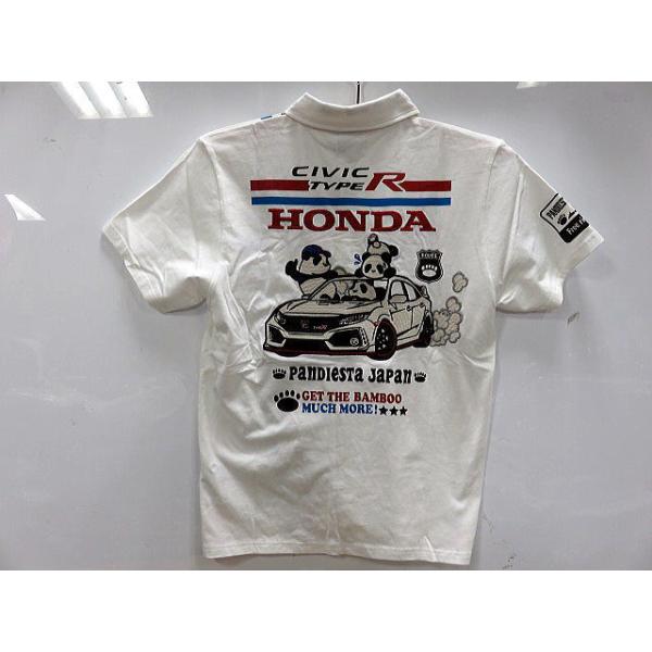HONDA × PANDIESTA JAPAN CIVIC type-R 半袖ポロシャツ ホンダ 