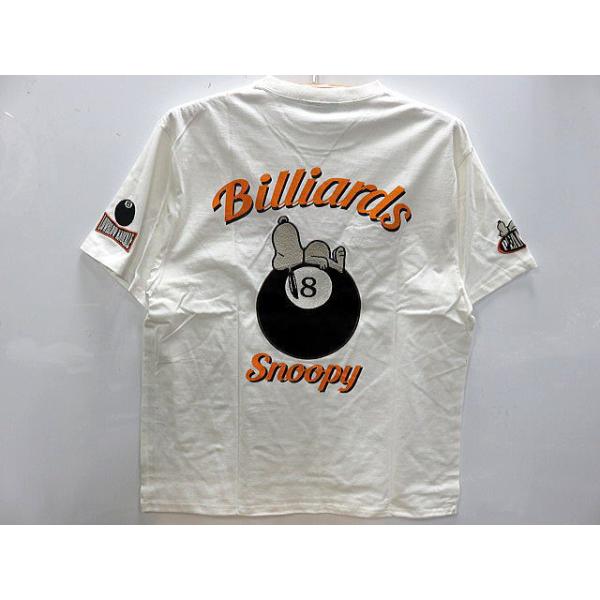 LOWBLOW KNUCKLE X PEANUTS SNOOPYビリヤード半袖Tシャツ スヌーピー 