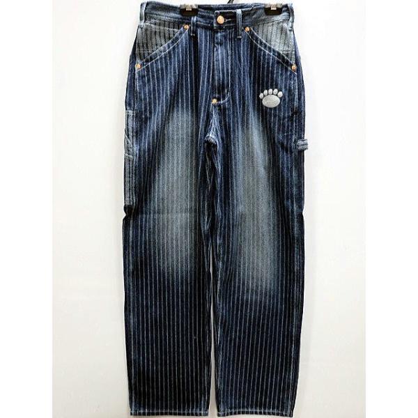 PANDIESTA JAPAN　ヘンリーボーン柄　ジャガード　デニム　ワイドペインターパンツ　パンディエスタ PANDIESTA JAPAN ヘンリーボーン柄 ジャガード デニム ワイド