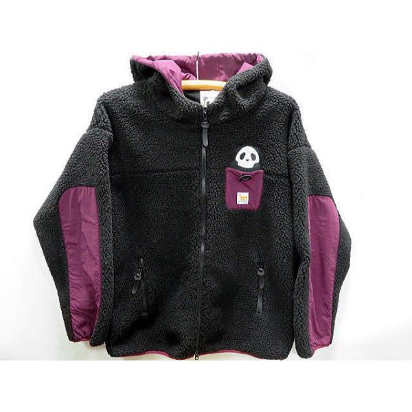 PANDIESTA JAPAN フェイス切替 裏付きボアフリースジャケット パンディ