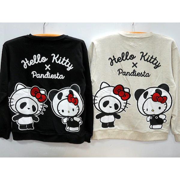 大きいサイズ　PANDIESTAJAPAN　なりきりパンダ　なりきりキティ　クルースエット　パンディエスタ 大きいサイズ PANDIESTAJAPAN なりきりパンダ なりきりキティ クルー