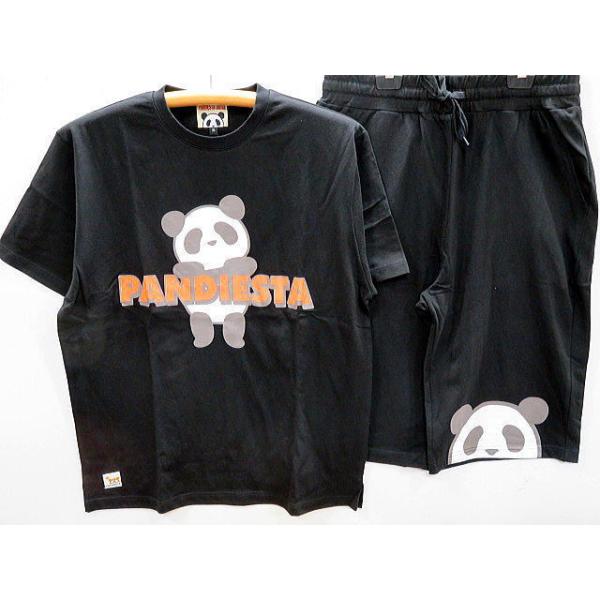 パンディエスタ 半袖上下セット ぶらさがりパンダ PANDIESTA JAPAN