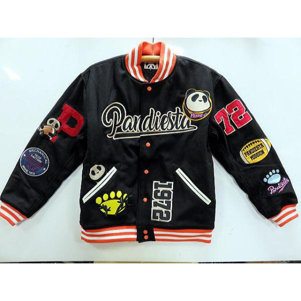 レタードワッペンBIGスタジャン◆PANDIESTA JAPAN(Ｌ) PANDIESTA JAPAN レタードワッペン BIGスタジャン パンディ