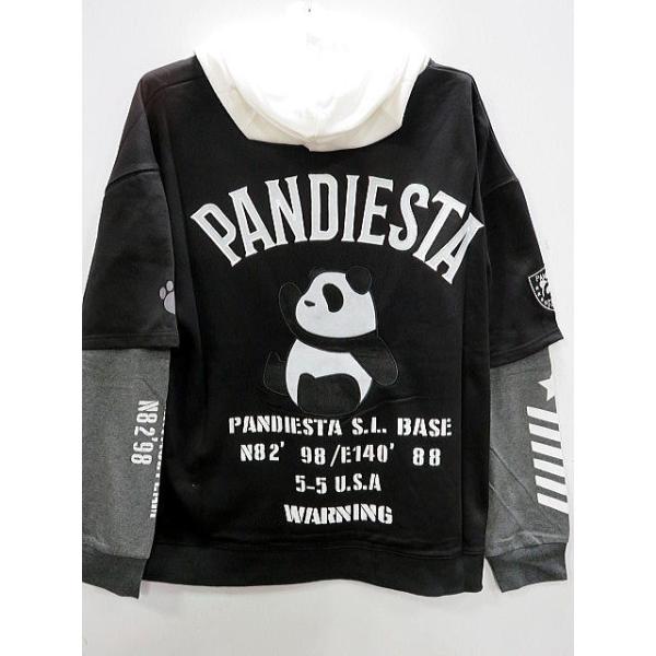 太陰太極パンダBIGフェイクレイヤーTシャツ PANDIESTA JAPAN 575200