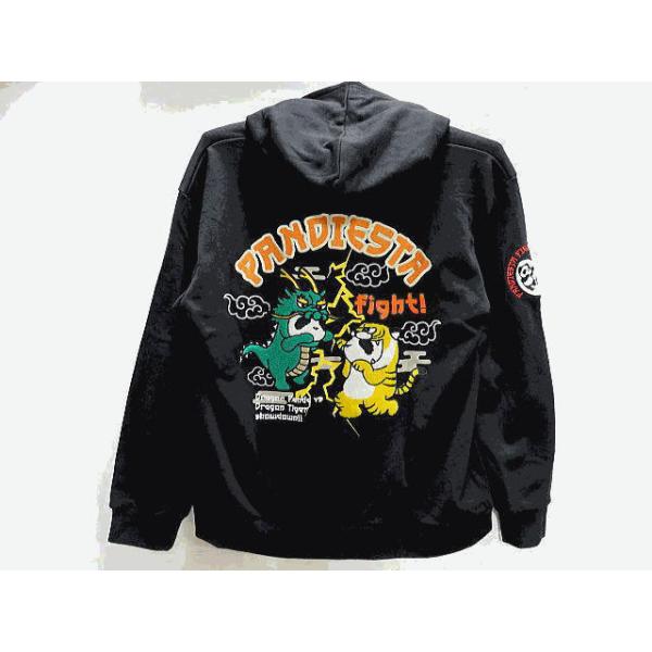 PANDIESTA JAPAN　タイガー&ドラゴン パンダフルZIPパーカー　パンディエスタ PANDIESTA JAPAN タイガー&ドラゴン パンダフルZIPパーカー パンディ