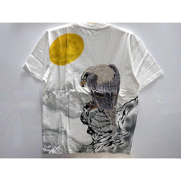 錦 和柄 半袖Tシャツ 月に鷹刺繍 NISHIKI : takafuku1915 - 通販