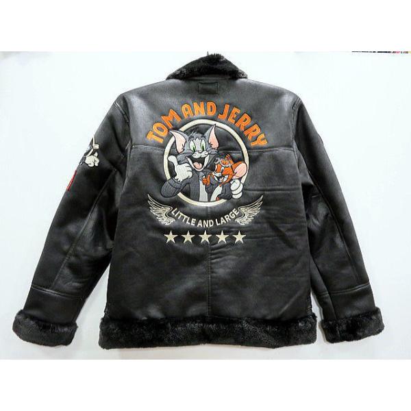 TOM&JERRY X NEVER MIND　裏ファー ボンディングB-3フライトジャケット トム&ジェリー FLIGHT JACKET TOM&JERRY X NEVER MIND 裏ファー ボンディングB-3フライトジャケット