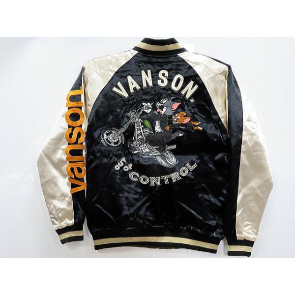 vanson leathers X TOM&JERRY リバーシブル スカジャン×MA-1 VANSON