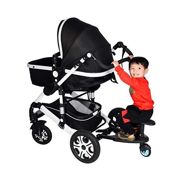 ラスカル バギーボード Obor ステップ付きベビーカー ベビーカーステップ 静音ラバータイヤとサスペンションで Sagaretxe Net