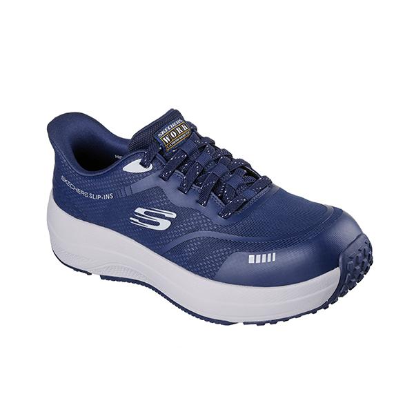 SKECHERS スケッチャーズ 安全靴 TRANSPORTER LITE BHENN 26.0cm ネイビー×グレー 200262-JNVGY 1足