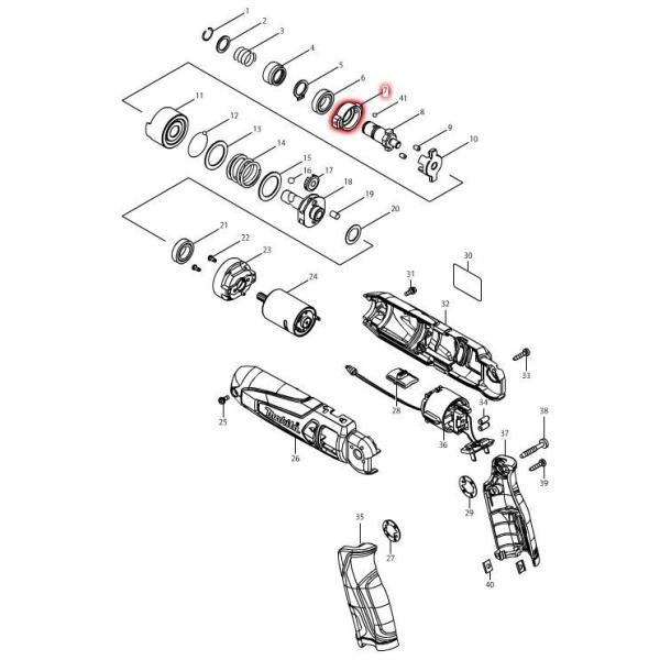 マキタ マキタ(makita) 部品 ロックリング 313136-9 図番007 マキタ マキタ(makita) 部品 ロックリング 313136-9 図番007