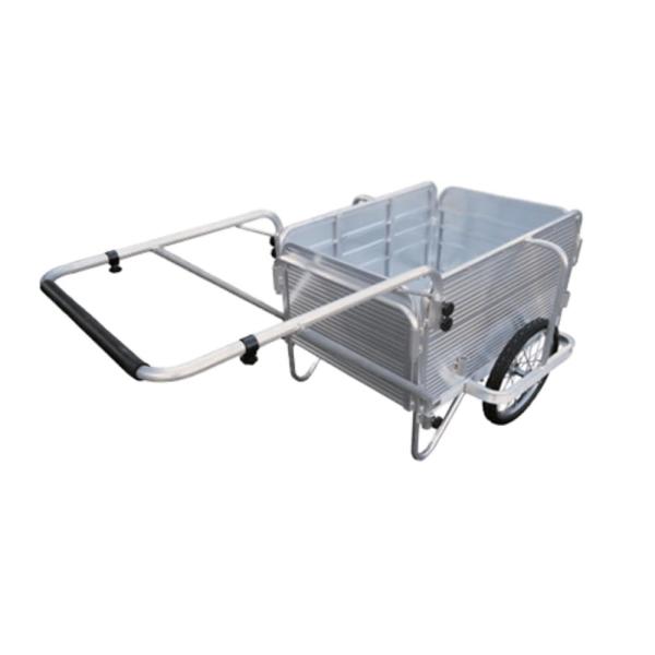 アルミス 折りたたみ式リヤカー AOKC-80N アルミ製 軽量 耐荷重80kg 