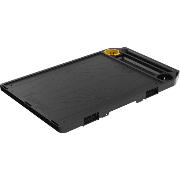 【商品説明】デウォルトのタフシステム 2.0 DXLシリーズ作業台DWST08550-1は、840×560mmの広い作業スペースを持ち、最大40kgの耐荷重で工具の組立てや部品加工に適した簡易ワークベンチです。クリアコート仕上げの滑らかな天...