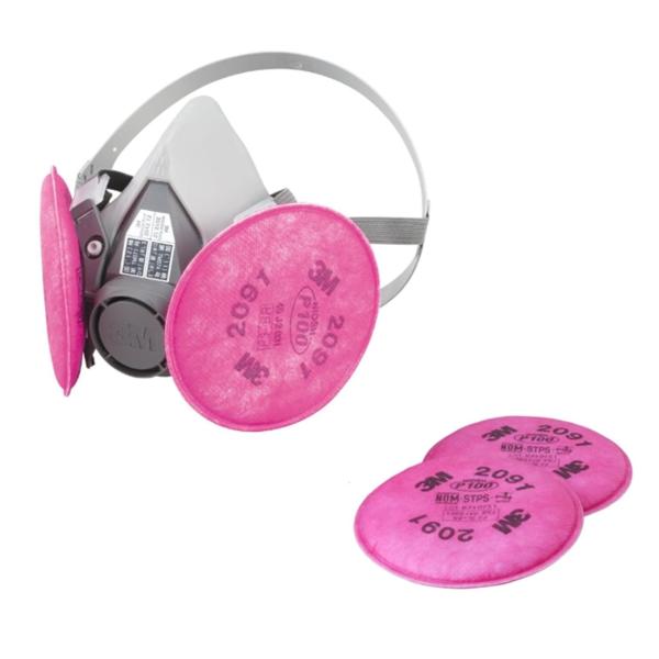 他サイト： 3M 取替式防じんマスク 6000/2091-RL3 デュアルフィルタータイプ Mサイズの商品画像