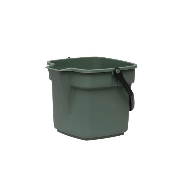 大和プラスチック バケツ・エンジョイ 10型 モスグリーン 大容量10L 水やりに便利な注ぎ口付き 高さ1050mm 容量690.0L