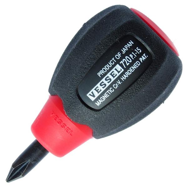 他サイト： ベッセル(VESSEL) スーパークッションドライバー スタビータイプ No.720(+1×15)　4907587076021の商品画像