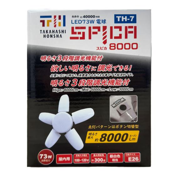 高橋本社 TH-7 LED電球付屋内クリップランプ用 TH-5用 調光付き替玉