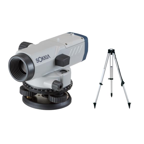 ソキア 自動レベル B40A 三脚SA-R-2セット 24倍 32mm IPX6 最短合焦0.3m スタジア比100 補正±15’ 正像 ムラテックKDS JAN4954183174545