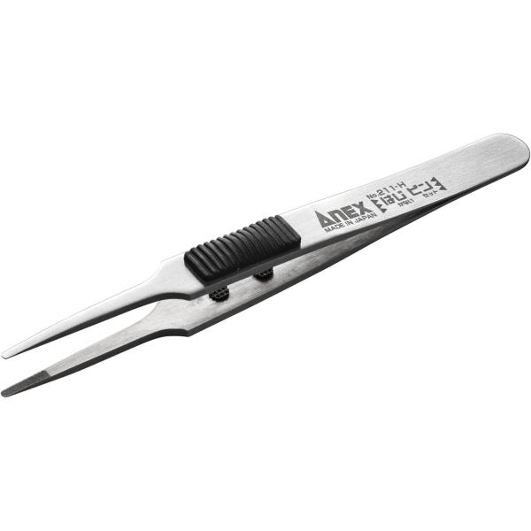 アネックスの「はじピン 211-H」は、先端にレーザー加工を施したステンレス製ピンセットです。 細かい部品や滑りやすい球体パーツもはじかず、しっかりと掴むことができます。 ラバーグリップ付きで滑りにくく、握りやすい設計。 肉厚構造により、力...
