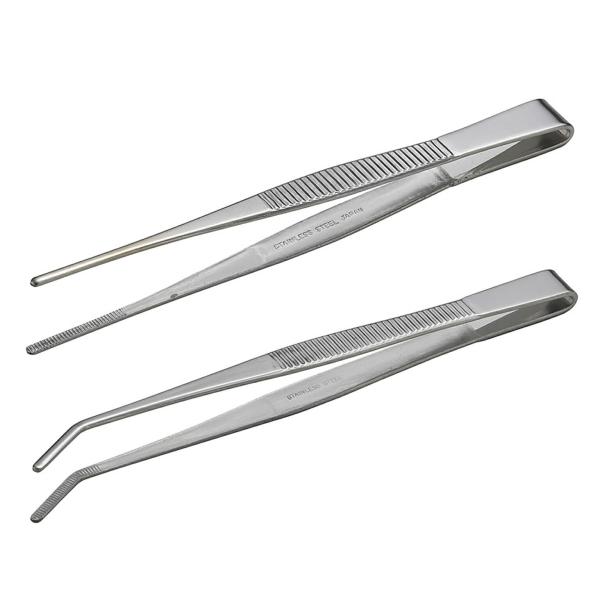 他サイト： アネックス(ANEX) ピンセット２本組　先端ギザ150ｍｍ（直・先曲） ATW-S2の商品画像