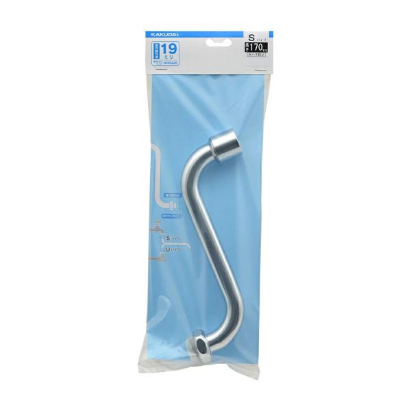 カクダイ　泡沫S字パイプ　240ミリ　9個入り カクダイ（KAKUDAI） 水栓金具 795-83-240 泡沫Sパイプ(大) 240mm