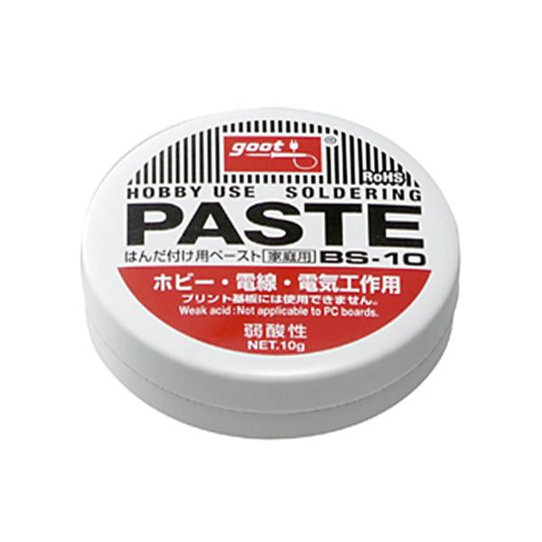材質 ●ワセリン：80-90wt％●塩化亜鉛：５wt％●水：1-10wt%●パラフィン：1-10wt％●塩化アンモニウム：1-5wt％特徴 ●ペーストタイプのはんだ付け促進剤 用途 ●ホビーや電子工作に最適なはんだ付け促進剤 注意点 ●プリ...