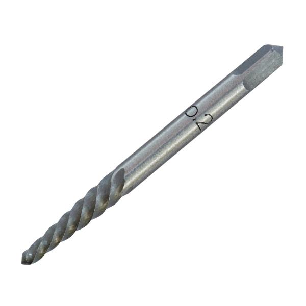 ●本体：炭素工具鋼 ●左らせんの溝で確実にボルトに食い込み、ねじ穴を傷めずボルトを抜き取ります。 ●ねじ穴の中で折れたボルトの抜き取りに ●使用可能ボルト径(mm)：6-8 ●下穴ドリル径(mm)：2.8 ●外径(mm)：5.2 ●本体質量...