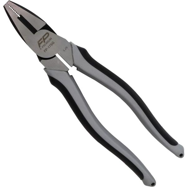 フジ矢 偏芯強力ペンチ 175mm FP-175G シルバー