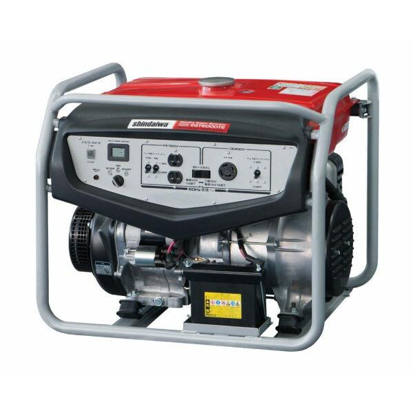 新ダイワ(やまびこ) ガソリン発電機 EGY6000TE-B 三相200V/単相100V 60Hz