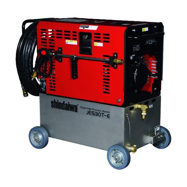 建設現場や解体作業に最適な高圧洗浄機、特に大水量の洗浄が求められる方におすすめです。【商品説明】この新ダイワの高圧洗浄機JE530T-Eは、ステンレス製の大型水タンクを装備し、28L/minという優れた吐出水量を実現します。4.9MPaの高...