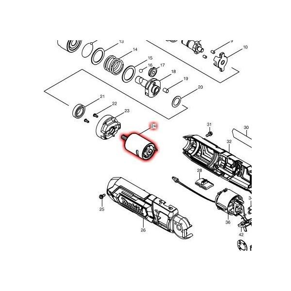 Makita - マキタTD022D モーターハウジング&amp;ハンドルセット マキタTD022D モーターハウジング&ハンドルセット｜Yahoo!フリマ