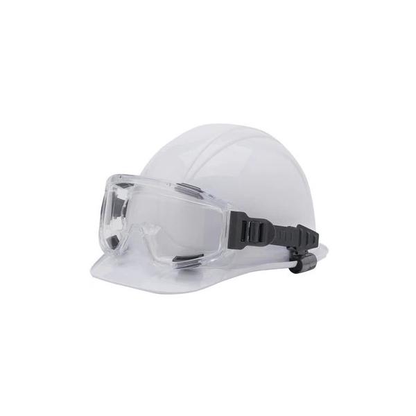 ジャストフィットゴーグル CS-65 (ヘルメット用ゴーグル) クリア 防塵