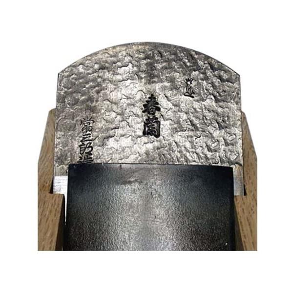 常三郎 春蘭 台付鉋 白樫 70mm かんな