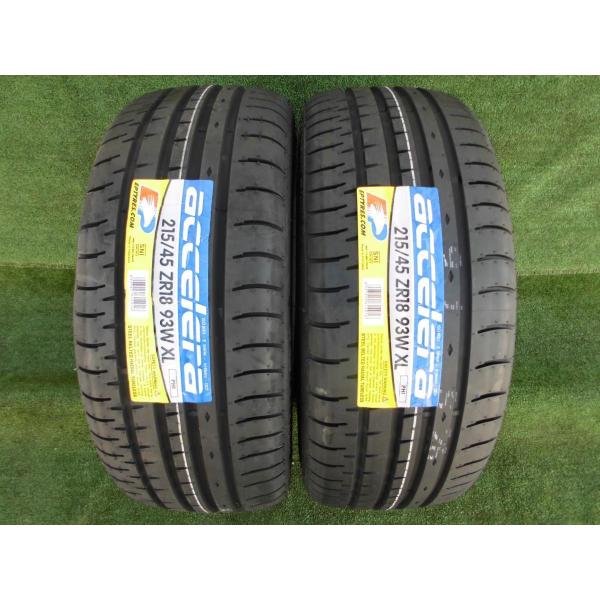 215/45R18 2本セット アクセレラ PHI 未使用品 accelera 沖縄県・離島