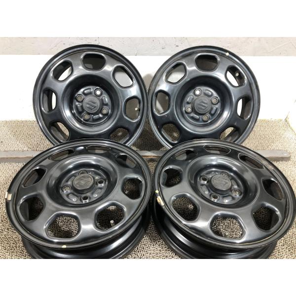 ハスラー純正15インチホイール 4個セットの内、2個① ハスラー純正 15×4.5J 4H PCD100 ET+45 4本 118 ホイール(沖縄県・離島