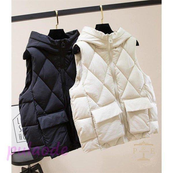 ｐｒｅｍｉｕｍ ｌｉｎｅ 中綿ベスト レディース ダウンベスト ダウンジャケット フード ダウンコート 秋 冬 アウター ショート 防寒着 婦人服 Hanagrocare Com