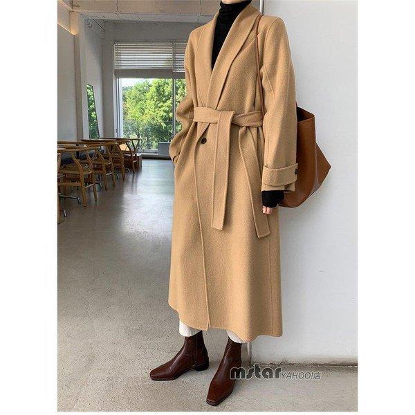 22年レディースファッション福袋特集 コート レディース チェスターコート ロングコート ゆったり シンプル 冬 Pコート 色 カーキ qhema Com