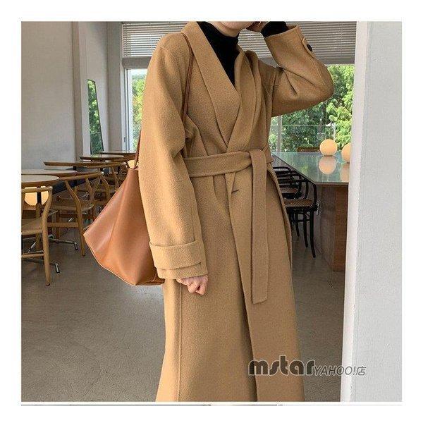 22年レディースファッション福袋特集 コート レディース チェスターコート ロングコート ゆったり シンプル 冬 Pコート 色 カーキ qhema Com