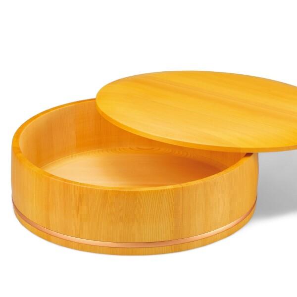 J-kitchens 飯台 寿司桶 ちらし寿司 等 木製 桶 身33×H9 cm 日本製