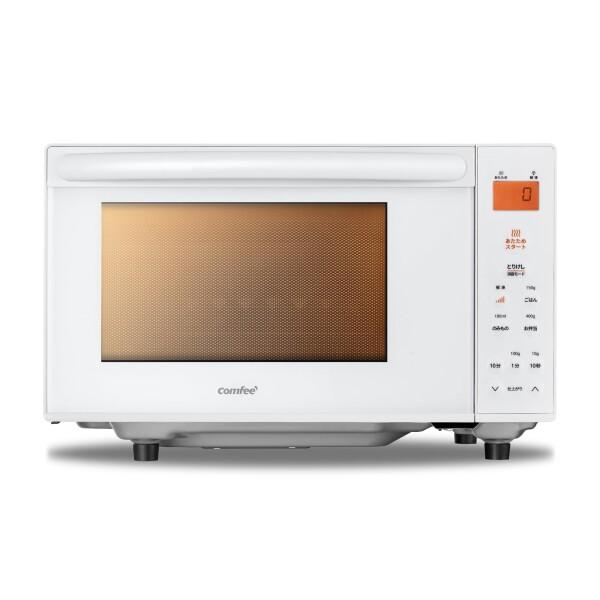 COMFEE 電子レンジ 17L フラットテーブル コンフィー(COMFEE') 電子レンジ 17L フラットテーブル 縦開き