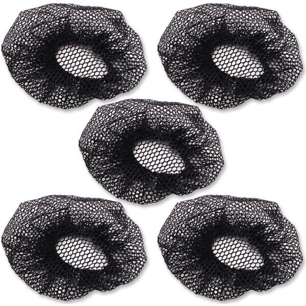 ヘアネット （ブラック/5個セット） シニヨンネット 髪束お団子 お団子ネット ナイロン ヘアセット網目 バレエ用品 バレエ ヘアスタイル 新体操 踊り ダンス 就活 銀行員 職場 大人 子供商品コード：66079715654型番：ytt-...