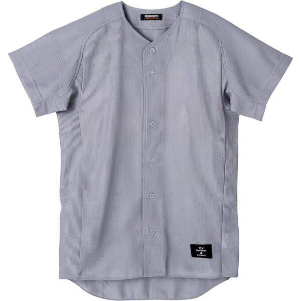 (デサント) フルオープンシャツ STD50TB Kシルバー(KSLV) O商品コード：66079735808型番：STD50TBサイズ：LLカラー：Kシルバー(KSLV)素材:本体:リブメッシュ ポリエステル100%機能:はっ水、ストレッ...